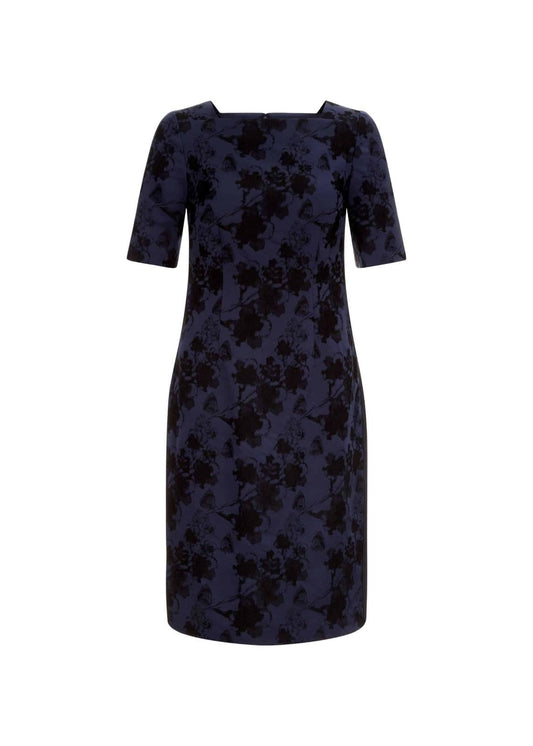 Hobbs Rondel Shift Dress Navy Size UK8 RRP169