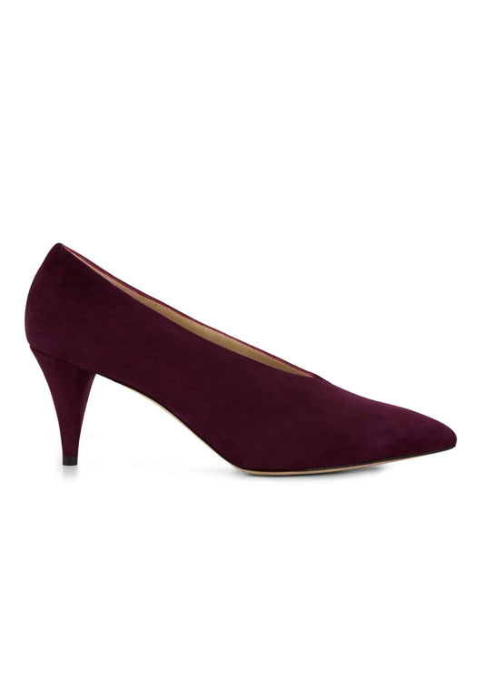 Hobbs Poppy Court Leather Shoe Mulberry EU36.5 UK3.5 RRP149