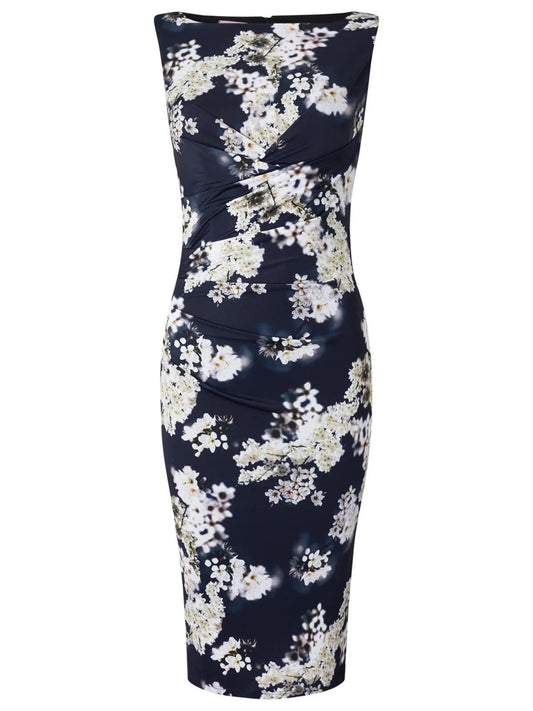 PHASE EIGHT Ladies Coraline Blossom Dress Navy Blue/Ivory UK12 BNWT RRP99