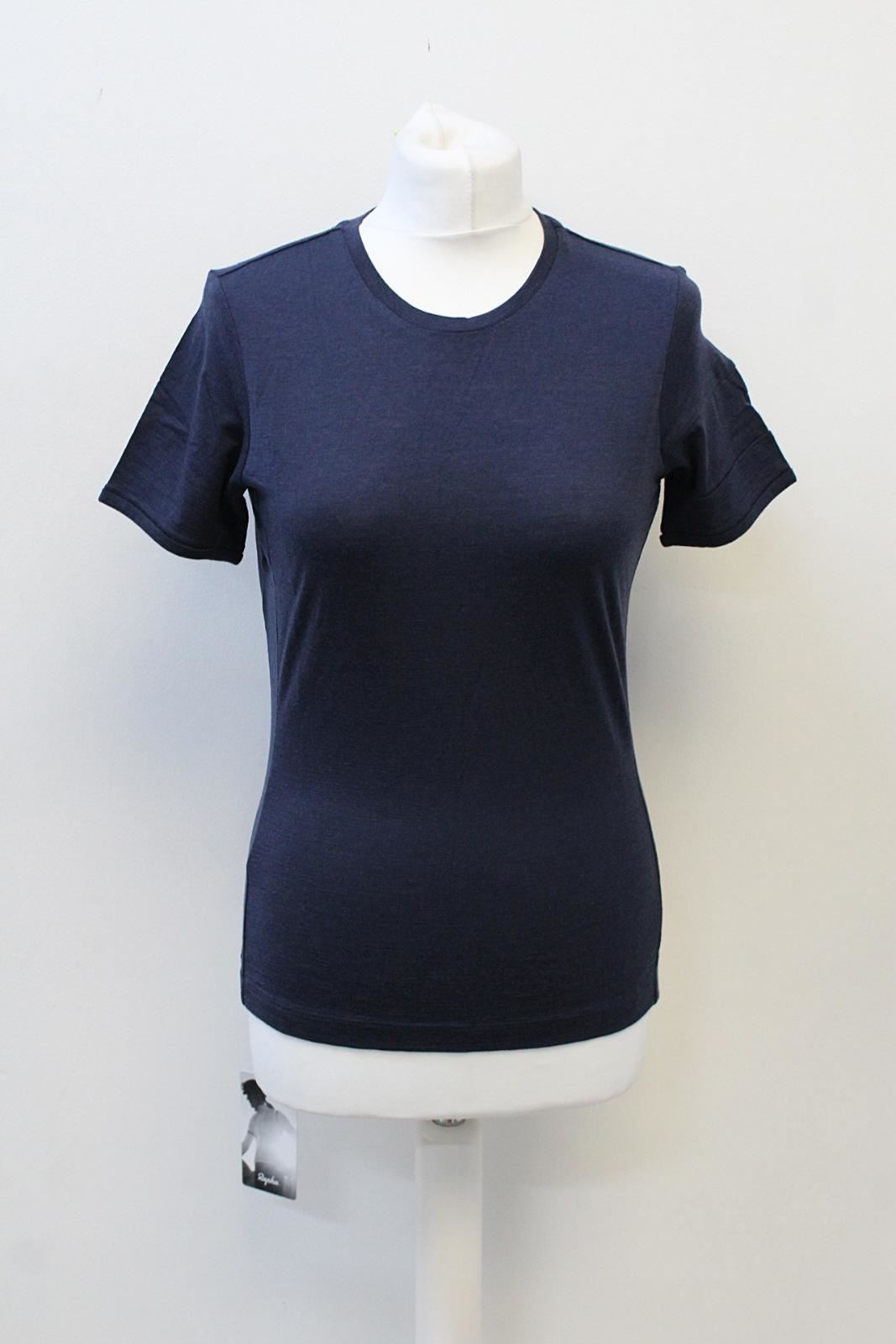 RAPHA Ladies Merino Short Sleeve Cycling T-Shirt Dark Navy Blue XS BNWT RRP60