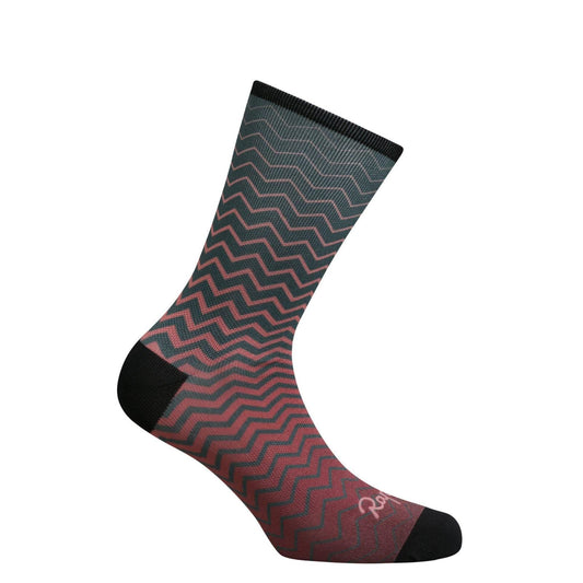 RAOHA Men's Multi Graphic Zig Zag Graphic Cycling Socks Regular Length S BNWT
