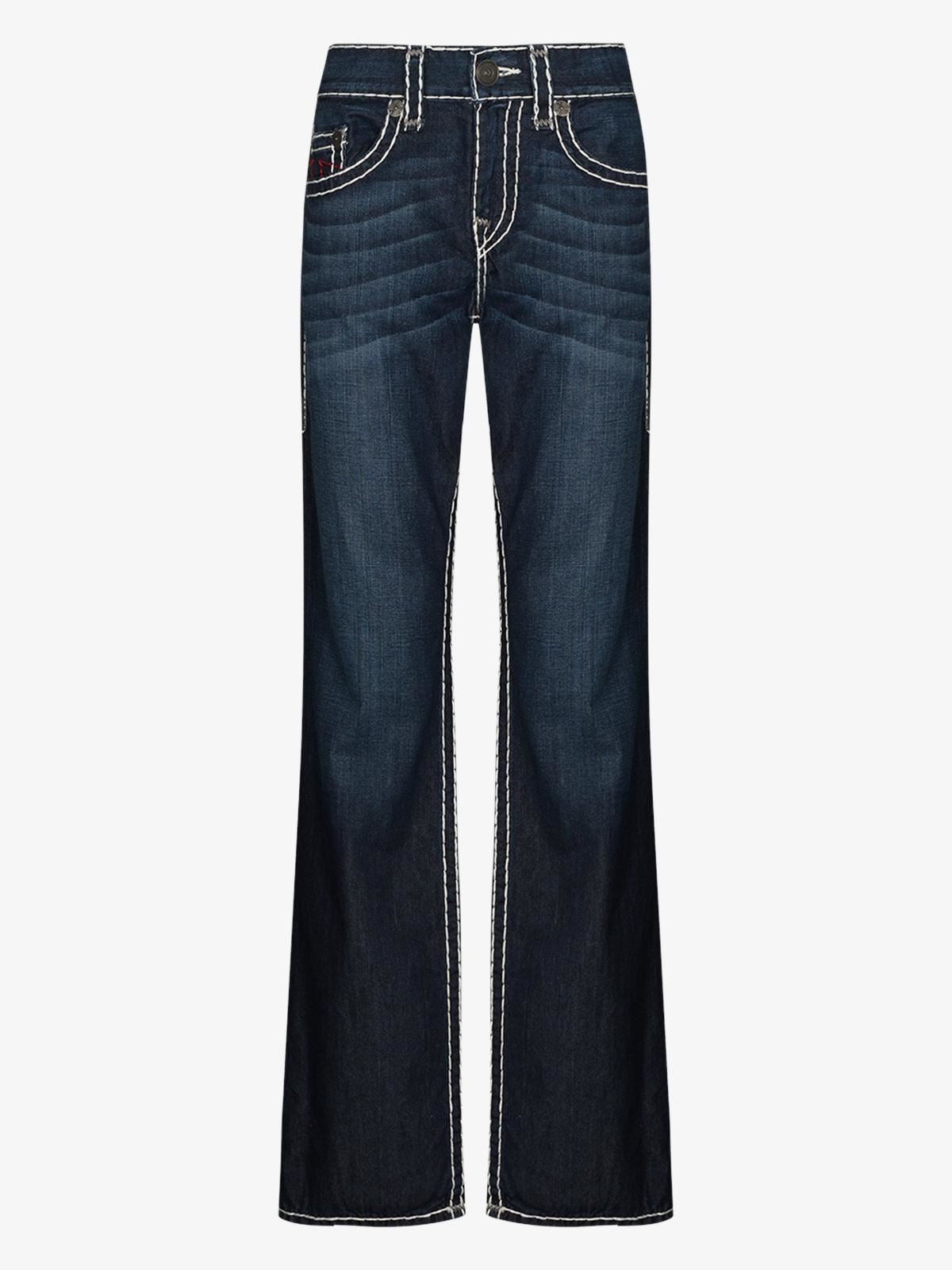 TRUE RELIGION Men's Murky Tide Blue Denim Jeans Ricky Straight W40 BNWT RRP229