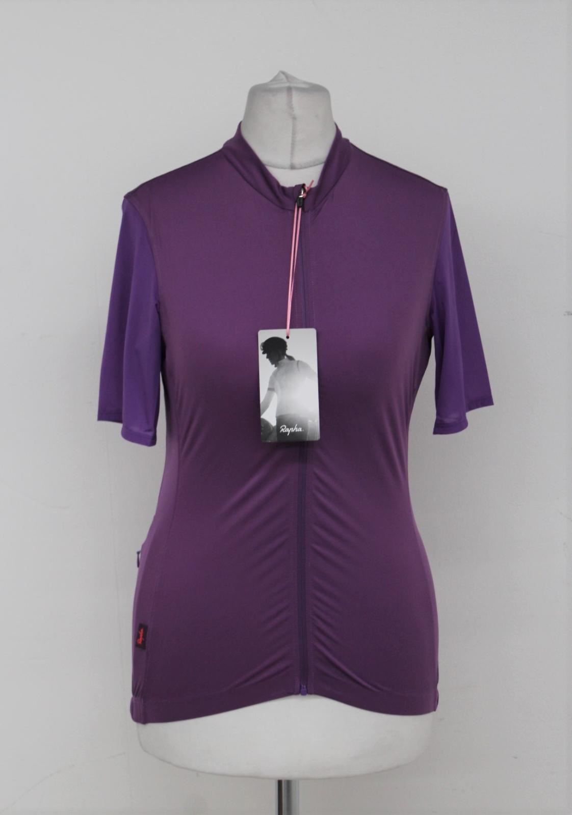 RAPHA Ladies Purple Lightweight Souplesse Short Sleeve Cycling Jersey M BNWT
