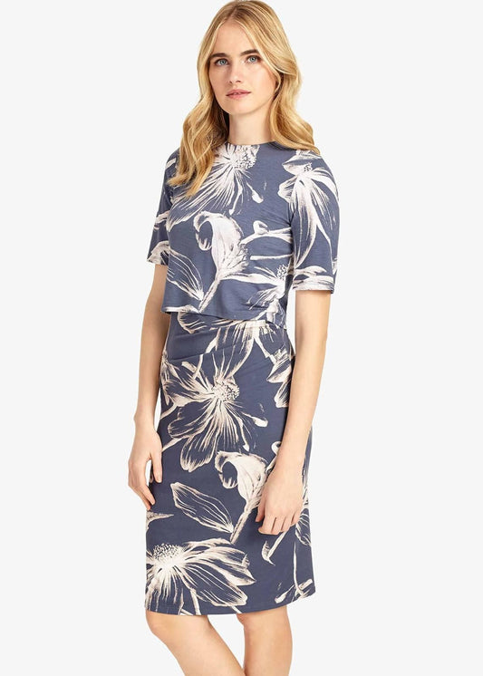 Phase Eight Daisy Etched Sheath Dress Multicoloured Size UK8 RRP89