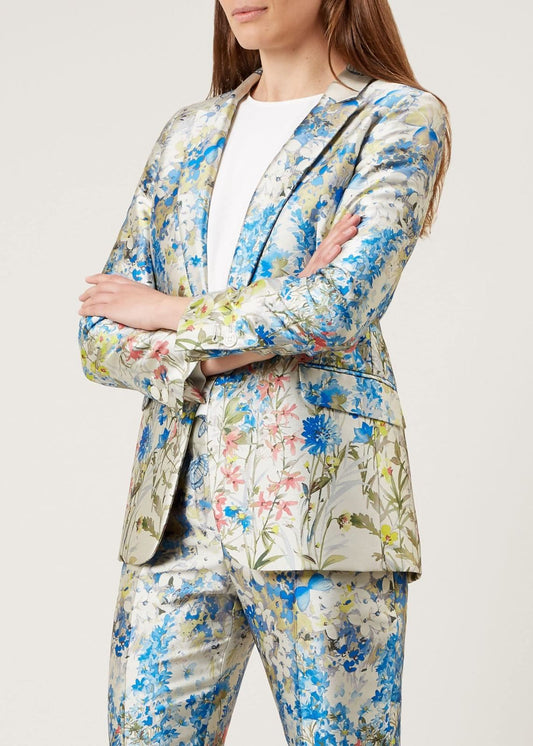 Hobbs Gardenia Blazer Oyster Multi Size UK6 RRP229