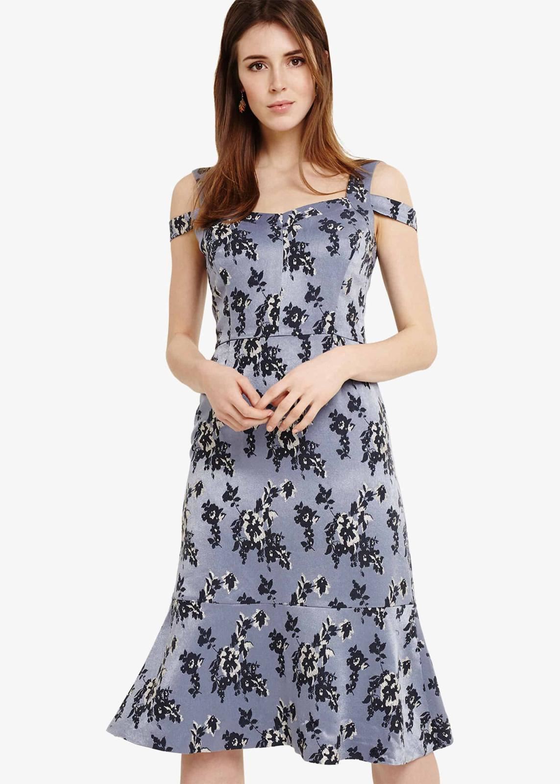 Phase Eight Persephone Drop Shoulder Fit Flare Dress Cornflower Size U Fashion Outlet by Stuff U Sell Phase Eight Persephone Drop Shoulder Fit Flare Dress Cornflower Size U Fashion Outlet by Stuff U Sell