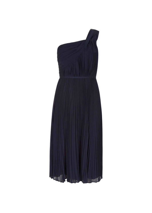 Hobbs Andrea Fit & Flare Dress Navy Size UK8 RRP159