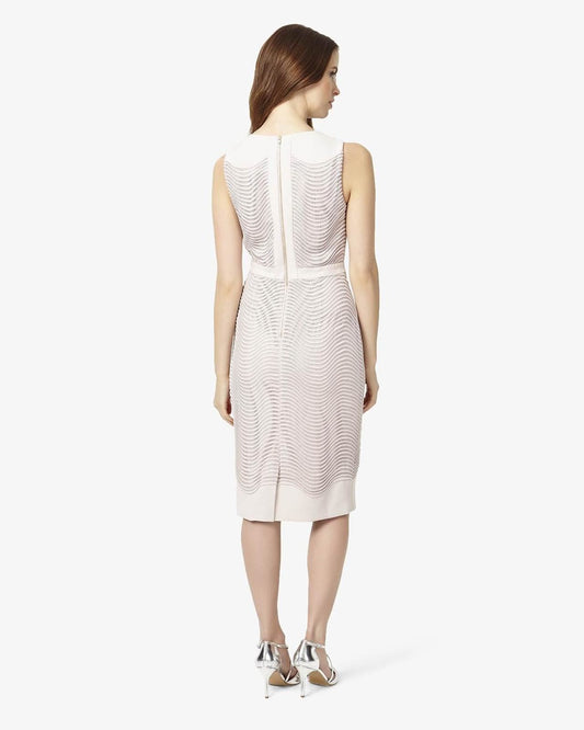 PHASE EIGHT Ladies Petal Pink Sleeveless Bree Shift Dress Size UK18 BNWT