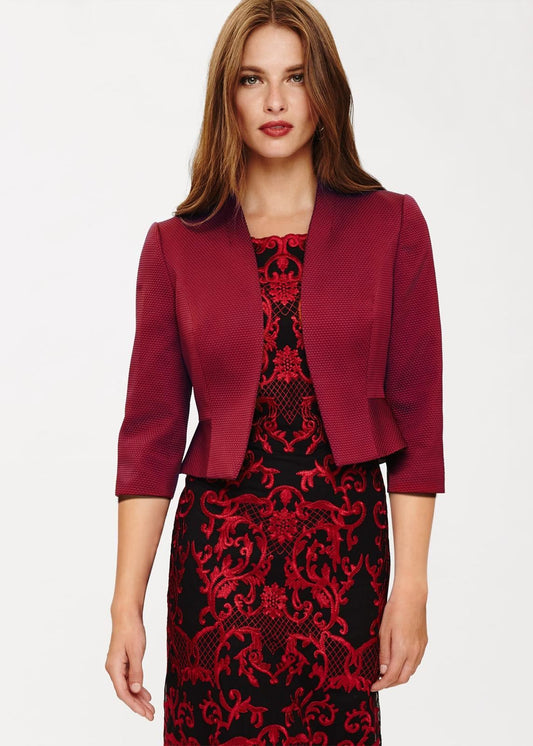 Phase Eight Yani Jacket Scarlet Size UK12 RRP110