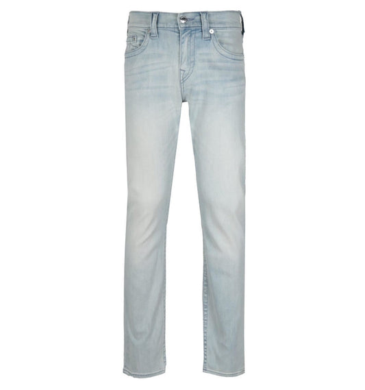 TRUE RELIGION Men's Ricky NF Light Blue Straight Leg Jeans W40 L32 RRP199 BNWT