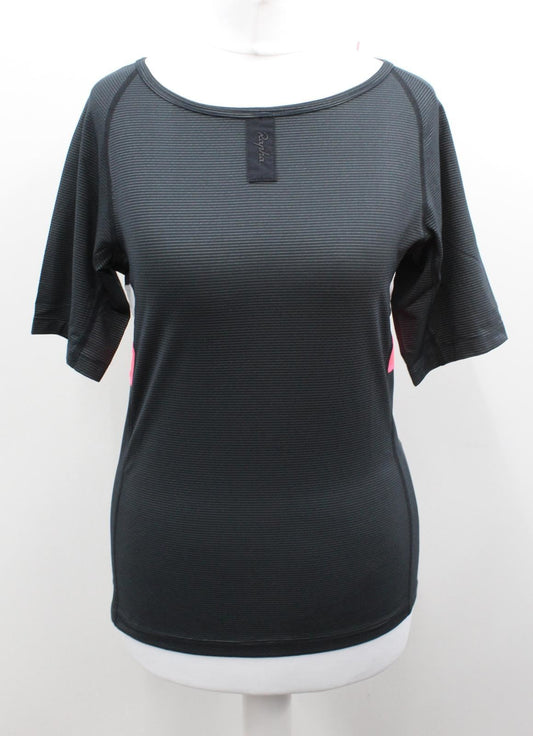 RAPHA Ladies Black Short Sleeve High-Stretch Brevet Cycling Base Layer L BNWT