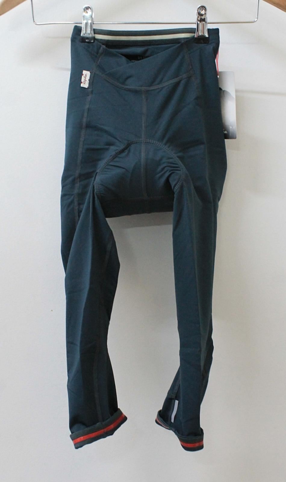 RAPHA Ladies Slate Blue Stretch Padded 3/4 Cycling Tights XXS BNWT RRP150