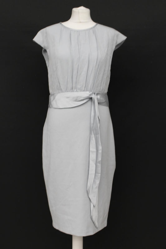 PHASE EIGHT Ladies Pale Blue Haidie Contrast Sheath Dress UK12 RRP130 BNWT