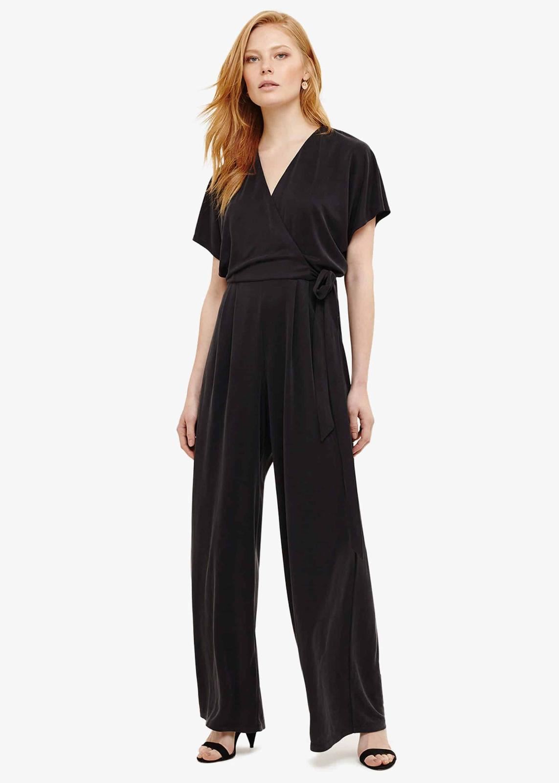 Phase Eight Cameron Jumpsuit Charcoal Size UK8 RRP99