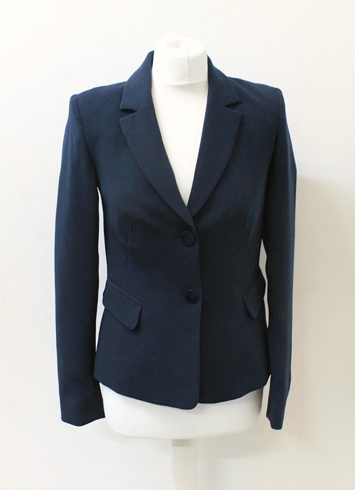 HOBBS Ladies Celina Navy Blue Single Breasted Suit Jacket UK8 EU36 BNWT RRP159