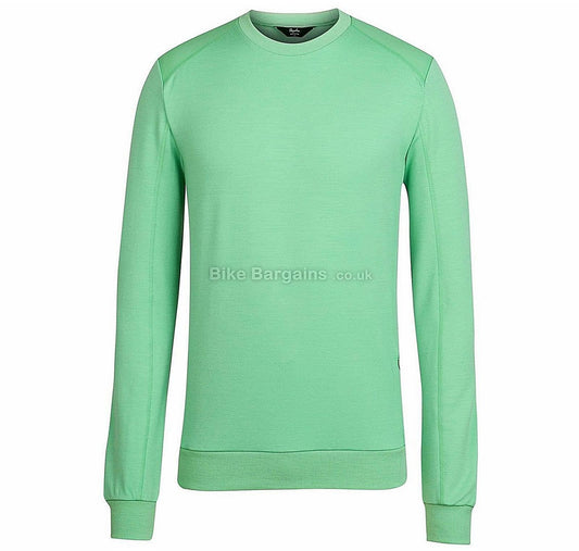 RAPHA Men's Green Merino Long Sleeve Stretch Cycling Sweatshirt XXL BNWT RRP120