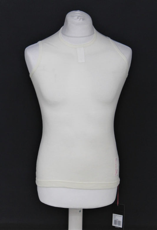 RAPHA Men's Cream Merino Wool Sleeveless Base Layer Cycling Vest Top XS BNWT